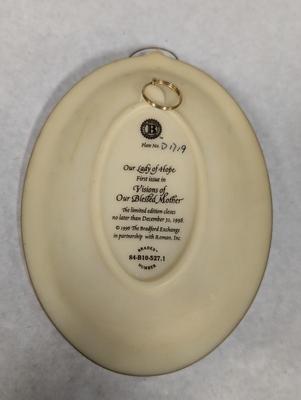 The Bradford Exchange Our Lady Of Hope Collector Plate
