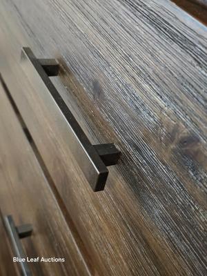 Lot 4: Dark Wood Chest of Drawers