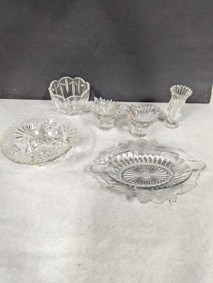 Crystal Candle Holders & Candy Dishes