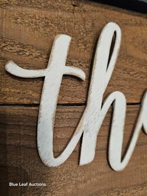 Lot 9: Decorative Wooden Wall Art