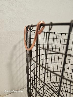 Lot 13: Large Decorative Wire Basket
