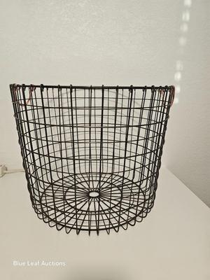 Lot 13: Large Decorative Wire Basket