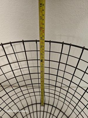 Lot 13: Large Decorative Wire Basket