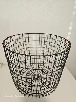 Lot 13: Large Decorative Wire Basket