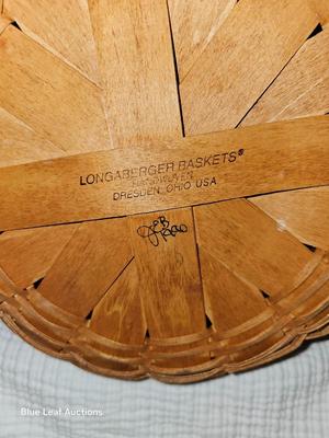 Lot 15: Longaberger Baskets & Small Metal Milk Can