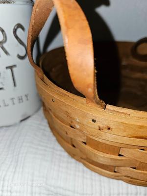 Lot 15: Longaberger Baskets & Small Metal Milk Can