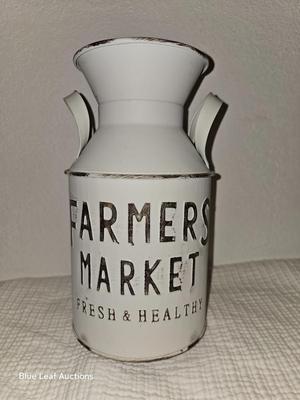 Lot 15: Longaberger Baskets & Small Metal Milk Can