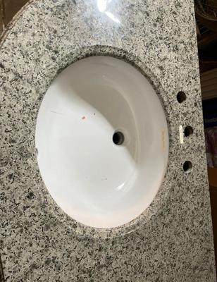 Lot 28: Double Sink Bathroom Vanity