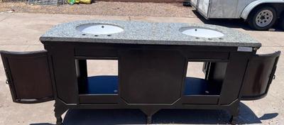 Lot 28: Double Sink Bathroom Vanity