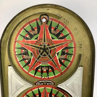 452 Vintage Lindstrom Tool & Toy Co. Goldstar Table Pinball