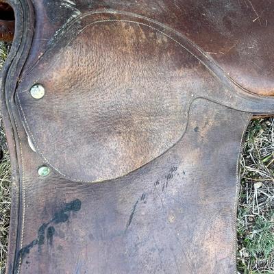 Antique English saddle