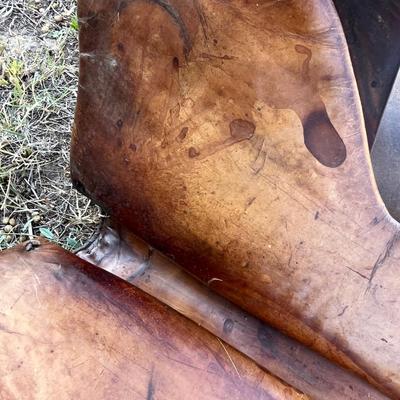 Antique English saddle