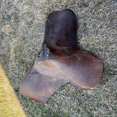 Antique English saddle