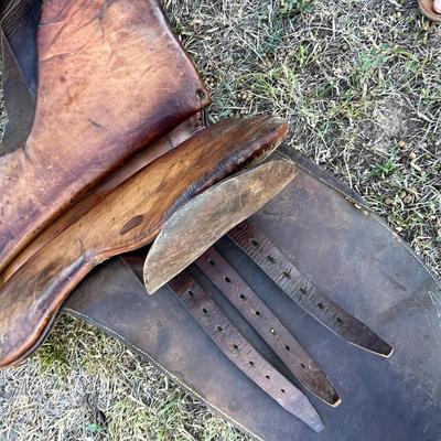 Antique English saddle