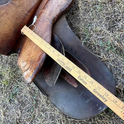Antique English saddle