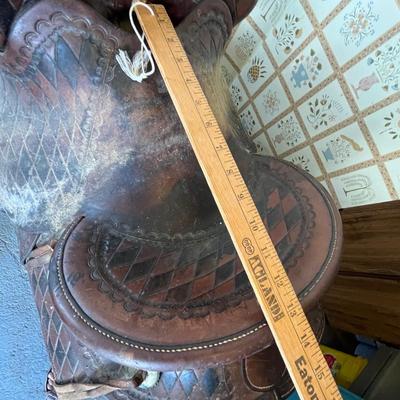 Antique Western Saddle