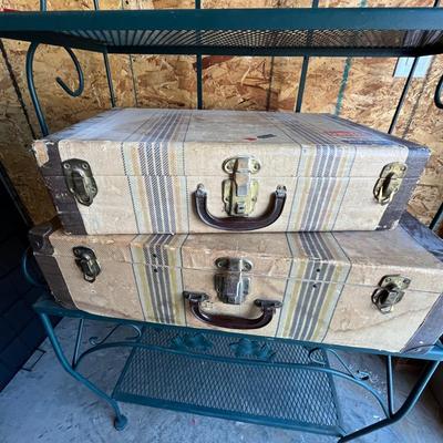 Antique matching suit cases