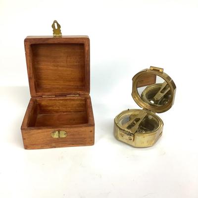 457 Vintage Stanley London Brass Natural Sine Compass