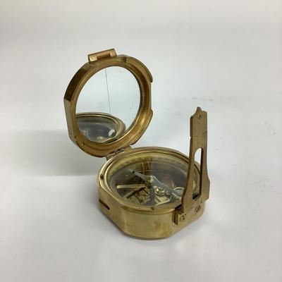 457 Vintage Stanley London Brass Natural Sine Compass