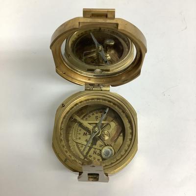 457 Vintage Stanley London Brass Natural Sine Compass