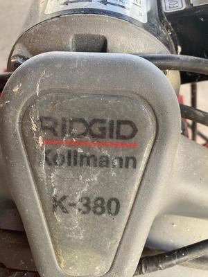 RIGID Kollmann K-380 Drum Machine Drain Cleaning Warrior!