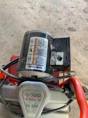 RIGID Kollmann K-380 Drum Machine Drain Cleaning Warrior!