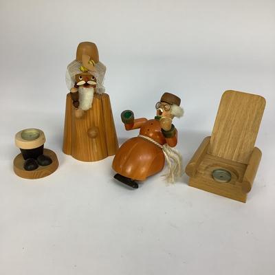 465 Erzgebirge German Smoker Incense Burners