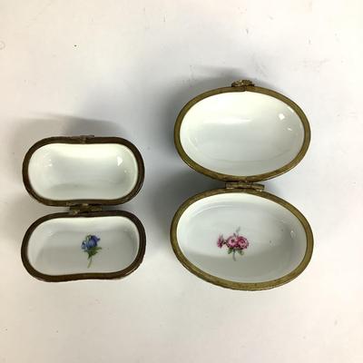 471 Two Limoges Trinket Boxes