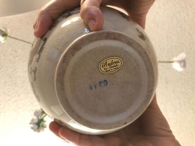 Heathcoth Hall Bone China Flowers and Display Vase