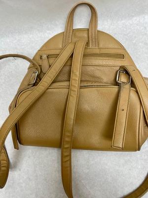 Aurielle Leather Small Purse Backpack Travel Bag