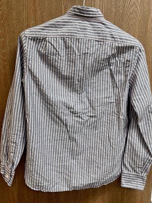 J Crew Mercantile Long Sleeve Button up Shirt striped blue red white