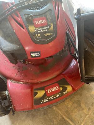 S13- Toro push lawn mower