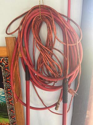 S16-your compressor hose, push, broom, squeegee, plus extras