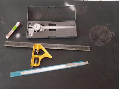 Master Measuring - Measuring tools of all kinds' - Calipers - tapes = Cast Square and more
