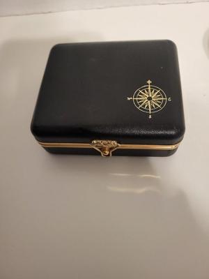 SW INSPIRED NECKLACE, ELGIN TRAVEL CLOCK, UNIQUE MEN'S WATCH AND SMALL JEWELRY BOX