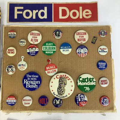482 Collection of Vintage Presidential Campaign Buttons