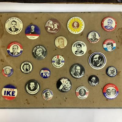 482 Collection of Vintage Presidential Campaign Buttons