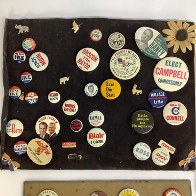 482 Collection of Vintage Presidential Campaign Buttons