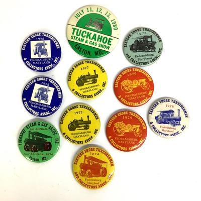 483 Eastern Shore Thresherman & Tuckahoe Steam Show Buttons