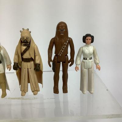 487 Collection of Star Wars Figures by GMFGI Hong Kong 1977