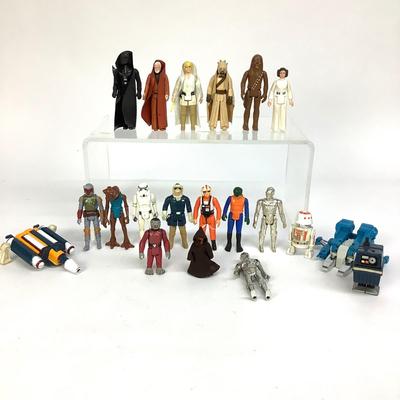 487 Collection of Star Wars Figures by GMFGI Hong Kong 1977