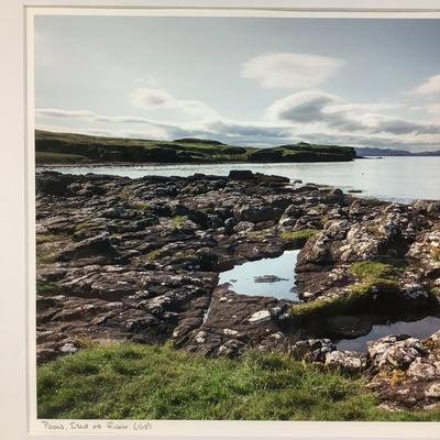 496 Signed Photograph "Pools, Isle of Eigg" in Scotland by James Bell