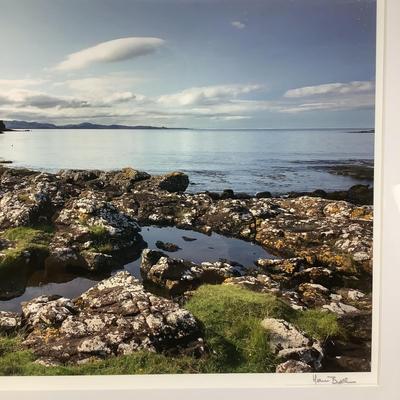 496 Signed Photograph "Pools, Isle of Eigg" in Scotland by James Bell