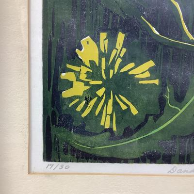 498 Original Woodcut Print 17/30 by Lucy Vane