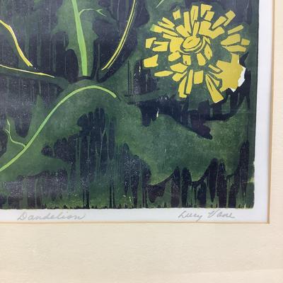 498 Original Woodcut Print 17/30 by Lucy Vane