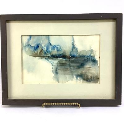 499 Original Abstract Watercolor by Elvin Mauk