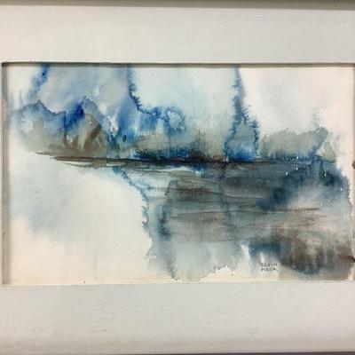 499 Original Abstract Watercolor by Elvin Mauk