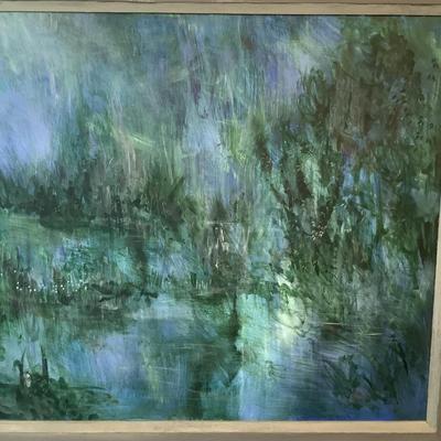 503 Original Acrylic Abstract by Elvin Mauk