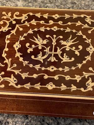 Italian Wooden Inlay Musical Jewelry Box | Lot Four