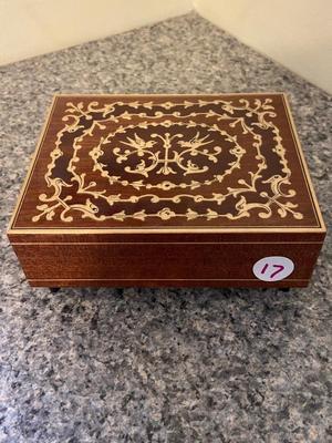 Italian Wooden Inlay Musical Jewelry Box | Lot Four